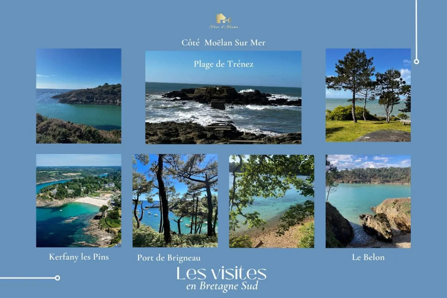 別荘 Moëlan-sur-Mer Penty Legona, Authentique Et Chaleureux, 2-6 Persヴィラ